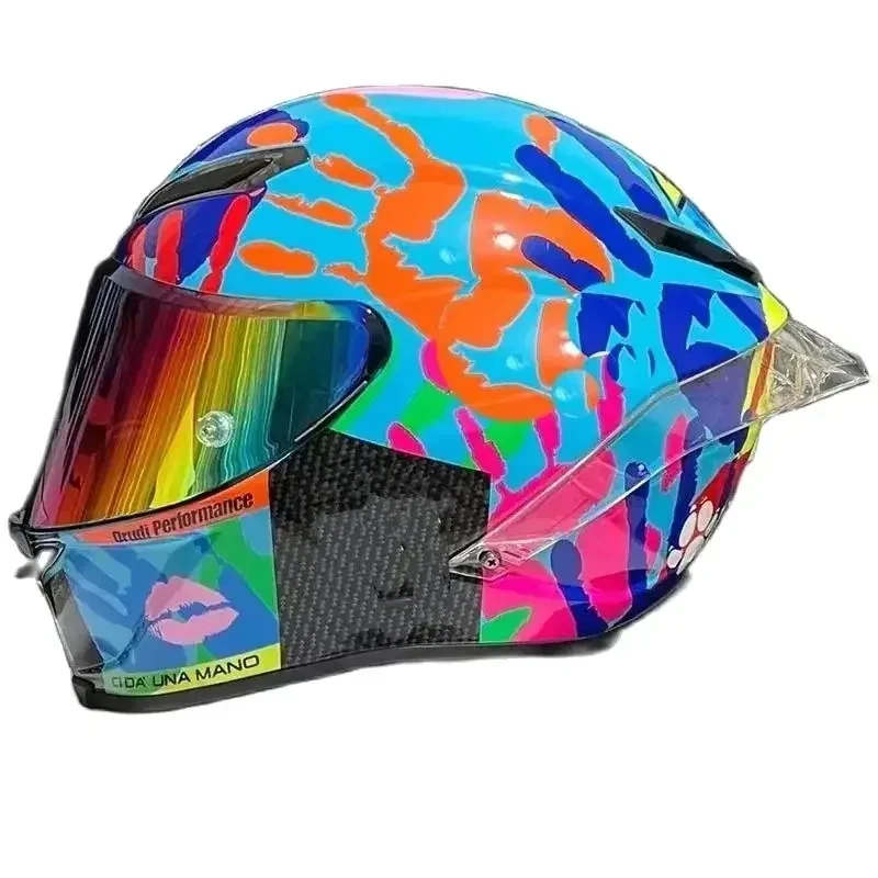 Full Face Motorcycle helmet Sun Moon pista GPRR Helmet helmet Riding Motocross Racing Motobike Helmet
Full Face Motorcycle helmet Sun Moon pista GPRR Helmet helmet Riding Motocross Racing Motobike Helmet