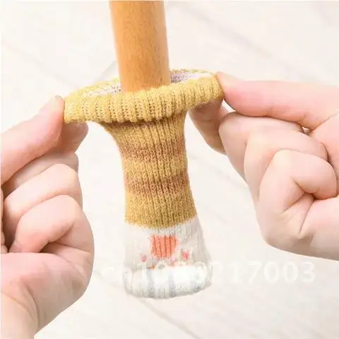 Cartoon Home Decor 4Pcs Cat Paw Table Foot Socks Chair Leg Covers Floor Protectors Non-Slip Knitting Socks for Furniture
Cartoon Home Decor 4Pcs Cat Paw Table Foot Socks Chair Leg Covers Floor Protectors Non-Slip Knitting Socks for Furniture