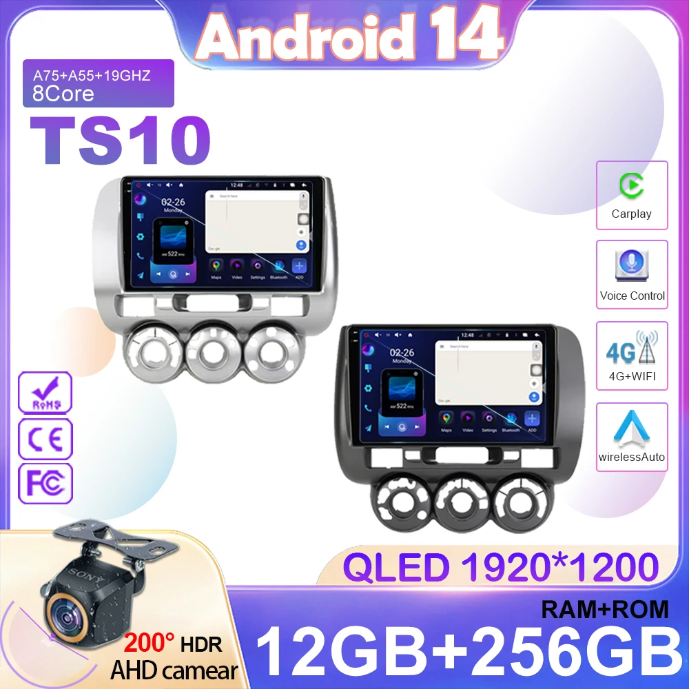 Android 14 Car Radio For Honda Fit Jazz City 2002 - 2007 2DIN Navigation Viedo Player Wireless Carplay Auto 2 DIN Stereo DVD BT
Android 14 Car Radio For Honda Fit Jazz City 2002 - 2007 2DIN Navigation Viedo Player Wireless Carplay Auto 2 DIN Stereo DVD BT