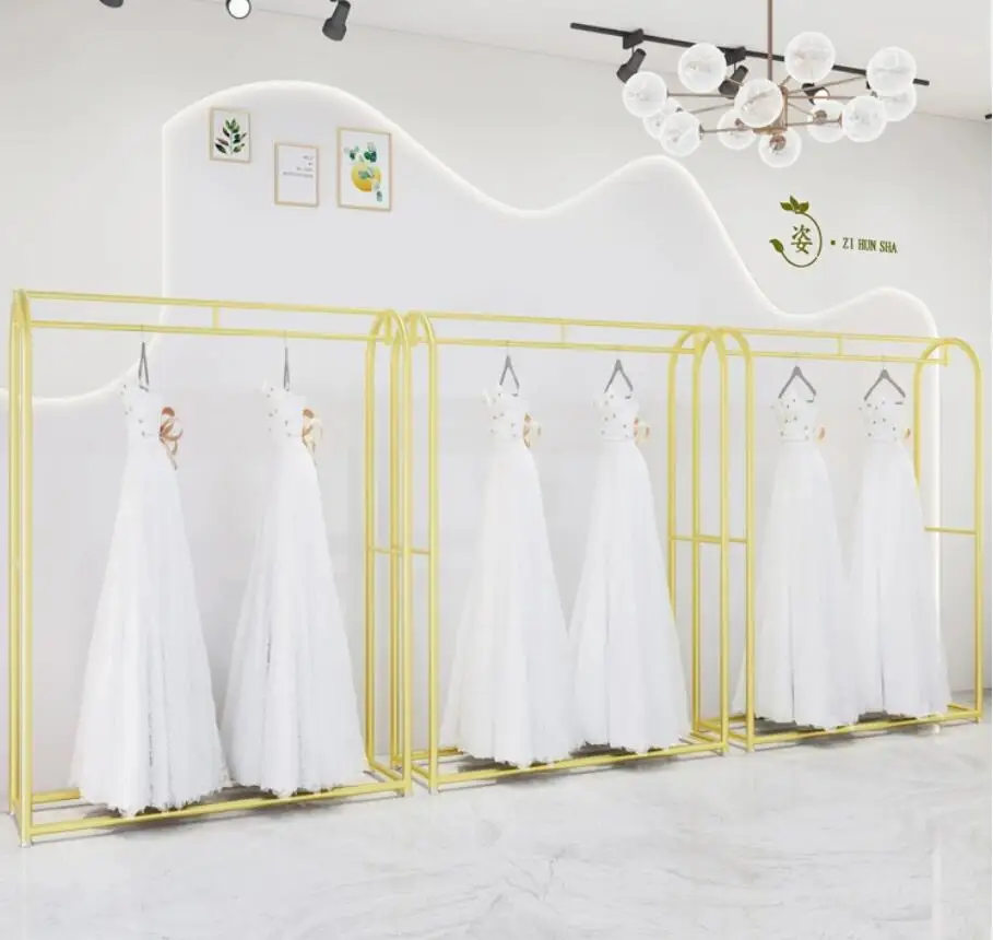 Высококачественная золотая подставка для свадебного платья, напольная подвесная стойка
Высококачественная золотая подставка для свадебного платья, напольная подвесная стойка