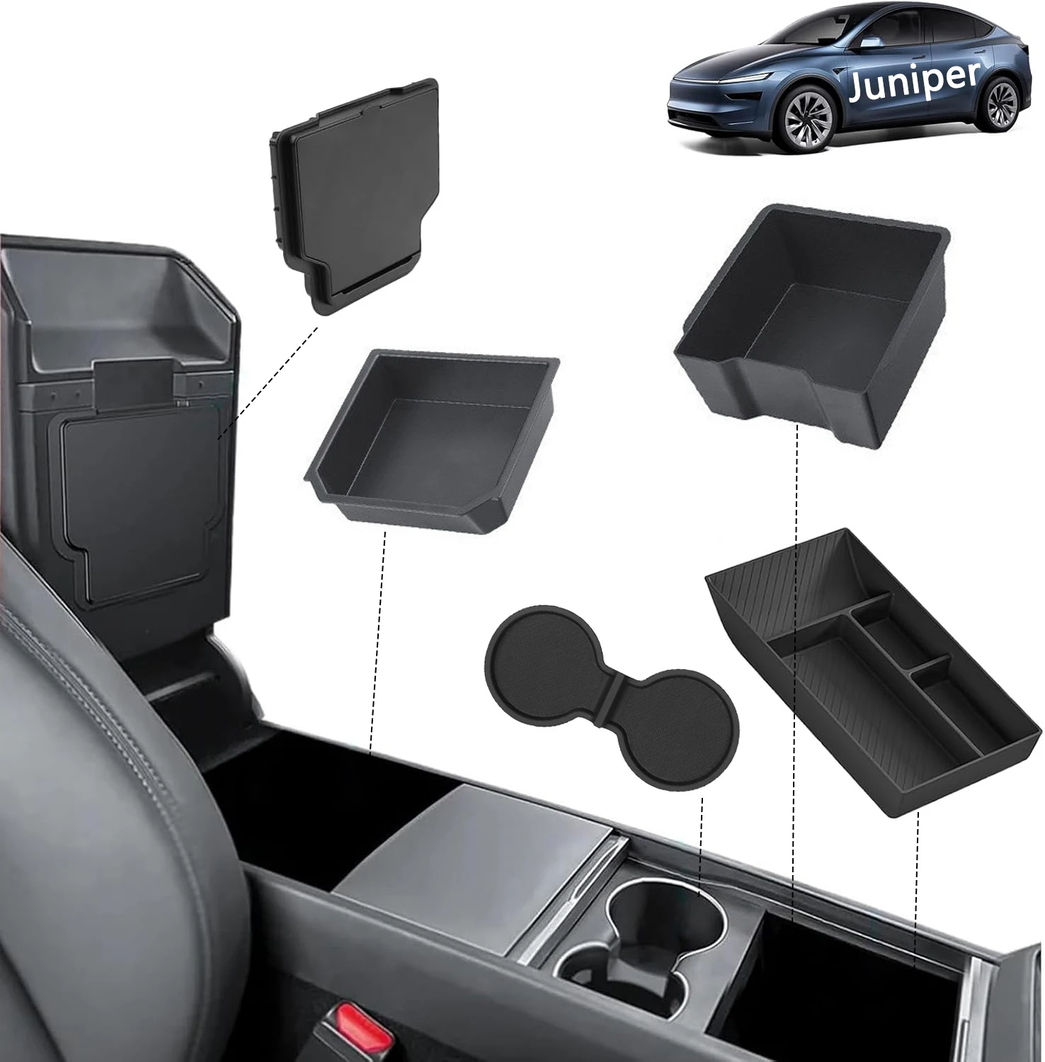 For Tesla Model Y Juniper Model 3 Highland Center Console Organzier Armrest Front and Rear Hidden Storage Box Lower Silicone Pad
For Tesla Model Y Juniper Model 3 Highland Center Console Organzier Armrest Front and Rear Hidden Storage Box Lower Silicone Pad
