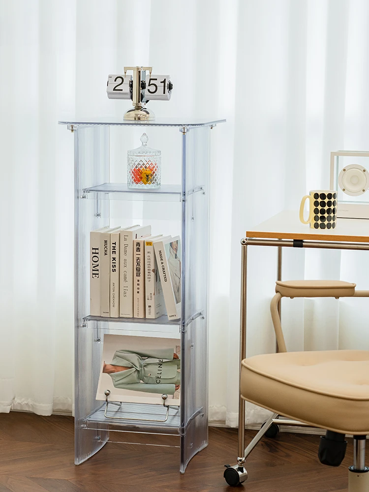 Acrylic shelf floor-to-ceiling living room creative display shelf transparent storage shelf
Acrylic shelf floor-to-ceiling living room creative display shelf transparent storage shelf