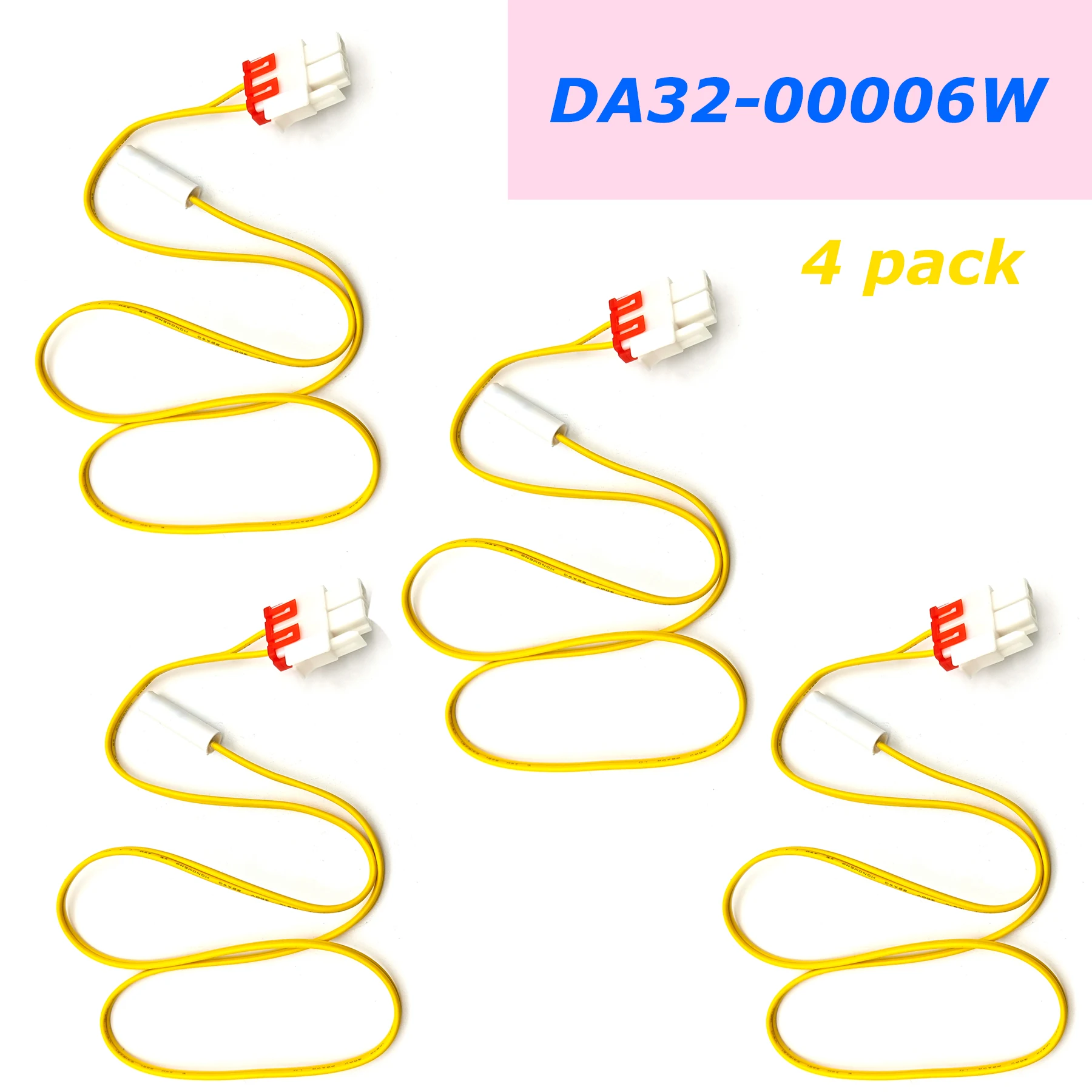 4 pcs/pack DA32-00006W Refrigerator Defrost Temperature Sensor for Samsung & Maytag
4 pcs/pack DA32-00006W Refrigerator Defrost Temperature Sensor for Samsung & Maytag