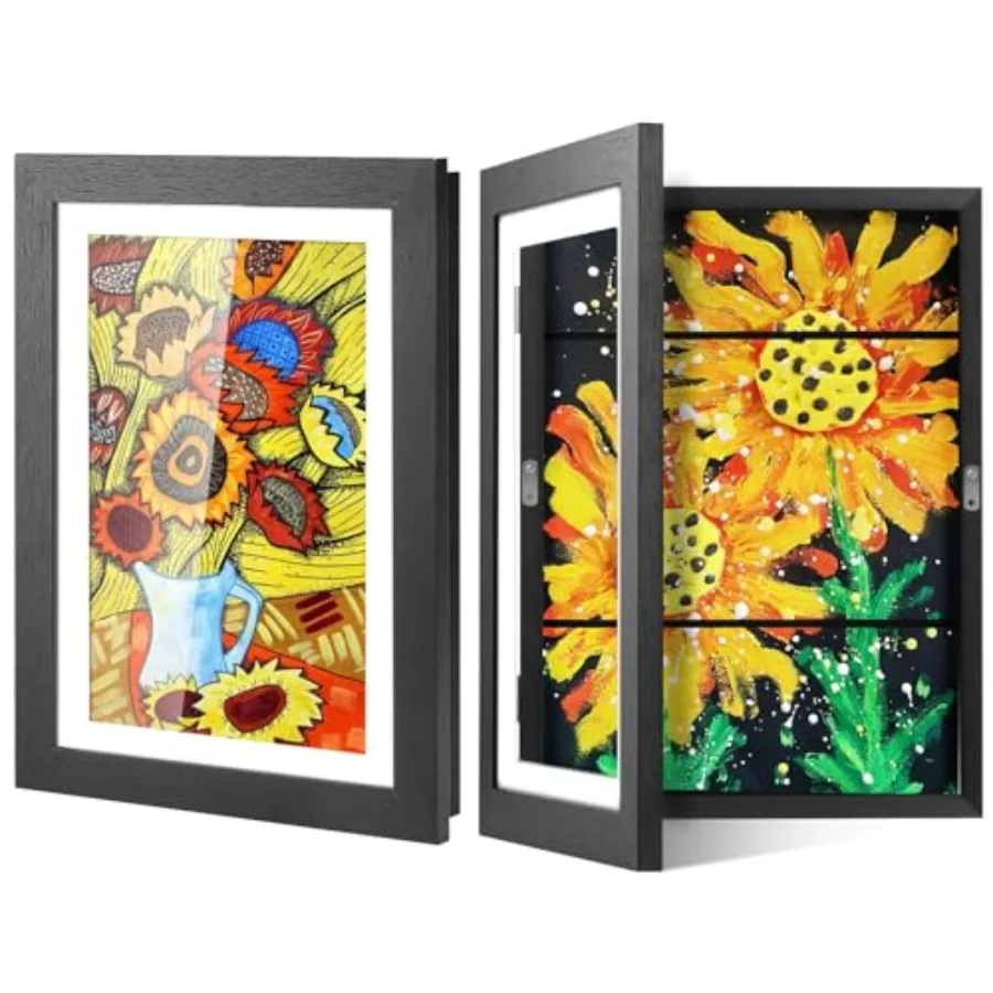 Art Display Frame - 18"X13" Front Opening Artwork Frames Changeable Artwork Picture Frames Holds 150 Pieces Black Art Display S
Art Display Frame - 18"X13" Front Opening Artwork Frames Changeable Artwork Picture Frames Holds 150 Pieces Black Art Display S
