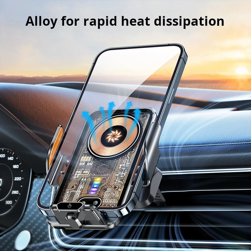 66W Car Navigation Support Frame Intelligent Sensing Wireless Fast Charging Car Air Outlet Special Car Phone Holder For IPhone
66W Car Navigation Support Frame Intelligent Sensing Wireless Fast Charging Car Air Outlet Special Car Phone Holder For IPhone