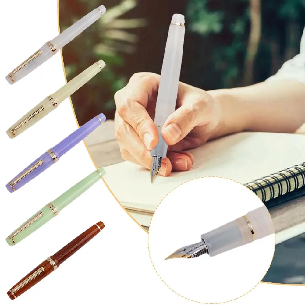 Jinhao 82 перьевая ручка прозрачная акриловая ручка Пластиковая Золотая деловая вращающаяся EF школьная F ручка для письма 0,5 мм офисные принадлежности O6U3
Jinhao 82 перьевая ручка прозрачная акриловая ручка Пластиковая Золотая деловая вращающаяся EF школьная F ручка для письма 0,5 мм офисные принадлежности O6U3