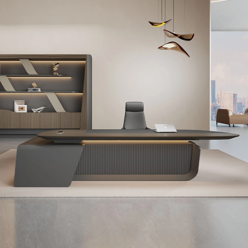 Modern Luxury Office Desk Executive Boss Table L Shape CEO Manager Office Table Desk
Modern Luxury Office Desk Executive Boss Table L Shape CEO Manager Office Table Desk