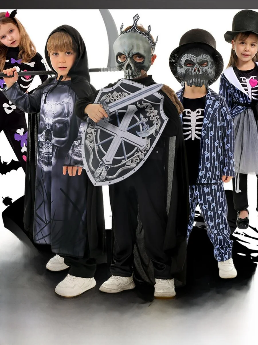 Детский костюм для выступлений на Хэллоуин, костюм скелета, одежда для выступлений, одежда для косплея, наряд для выступления на сцене
Детский костюм для выступлений на Хэллоуин, костюм скелета, одежда для выступлений, одежда для косплея, наряд для выступления на сцене