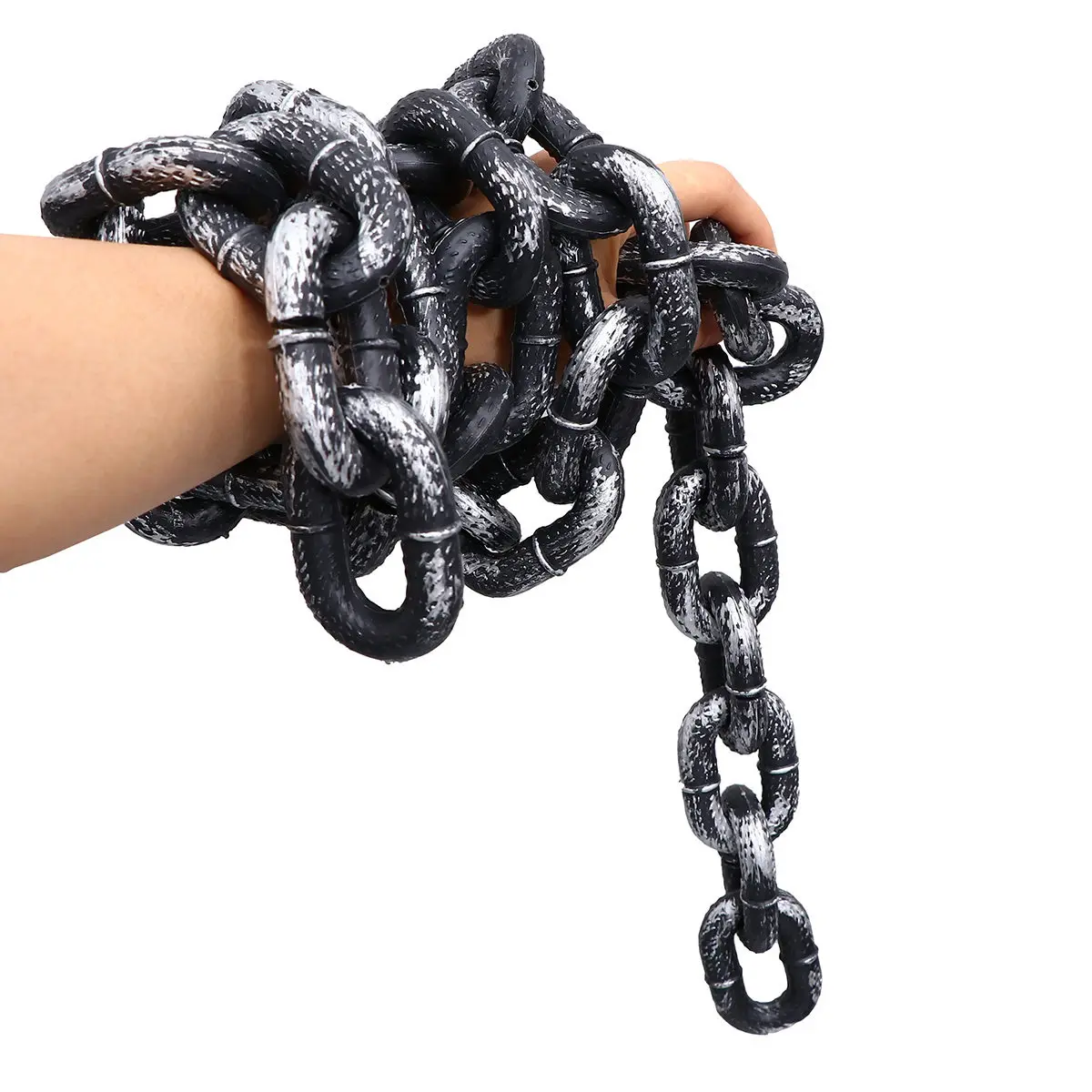 Декоративные цепи-наручники: прочный набор для Хэллоуина, забавный реквизит для костюма, ролевых игр заключенного, для бара
Декоративные цепи-наручники: прочный набор для Хэллоуина, забавный реквизит для костюма, ролевых игр заключенного, для бара