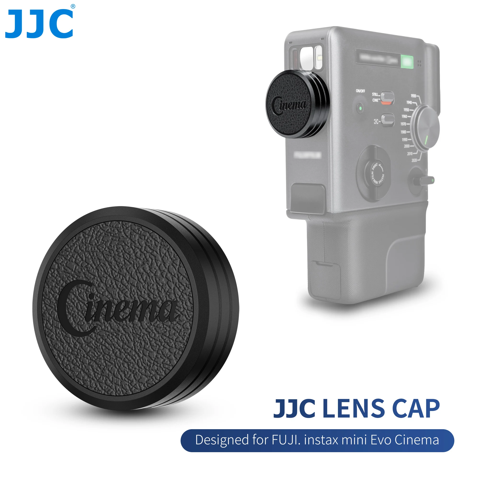 JJC Lens Cap For Fujifilm Instax Mini EVO Cinema Lens Cover Coque Dustproof Anti Scratch Lens Protector with Lanyard
JJC Lens Cap For Fujifilm Instax Mini EVO Cinema Lens Cover Coque Dustproof Anti Scratch Lens Protector with Lanyard