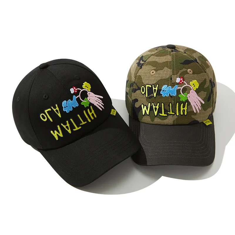 Cartoon Animal Patch Embroidered Baseball Cap Adjustable Camo Black Unisex Snapback Hat for Men Women Streetwear Outdoor Sports
Cartoon Animal Patch Embroidered Baseball Cap Adjustable Camo Black Unisex Snapback Hat for Men Women Streetwear Outdoor Sports