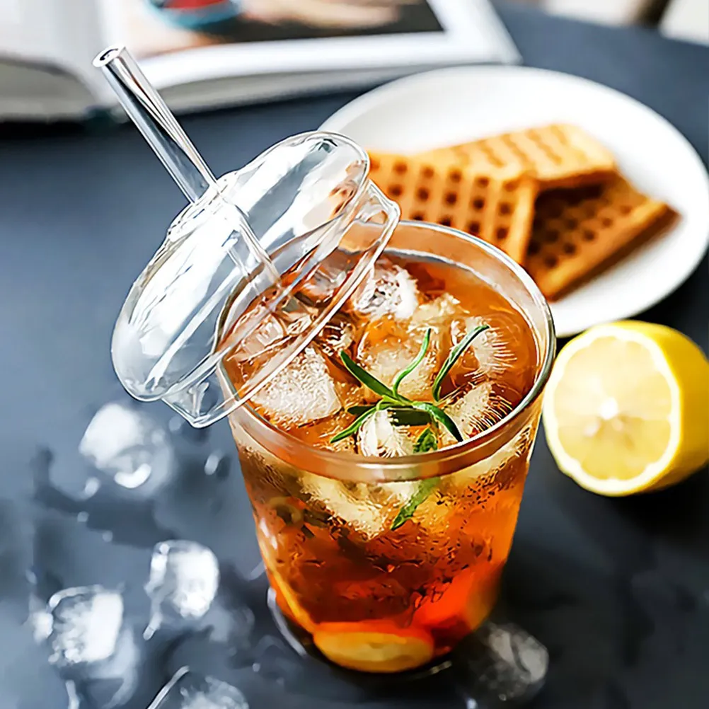 2Set Glass Drinking Cup with Straw Large Capacity Clear Tumbler for Milk Water Fruit Juice Home Hotel Use Fashionable Decorative
2Set Glass Drinking Cup with Straw Large Capacity Clear Tumbler for Milk Water Fruit Juice Home Hotel Use Fashionable Decorative