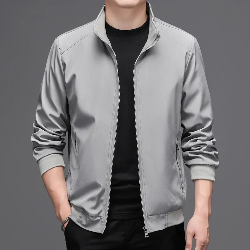 Spring Summer Men Business Jackets solid Mens Thin Jackets Coats Casual Men's Outerwear Male Coat Bomber Jacket
Spring Summer Men Business Jackets solid Mens Thin Jackets Coats Casual Men's Outerwear Male Coat Bomber Jacket