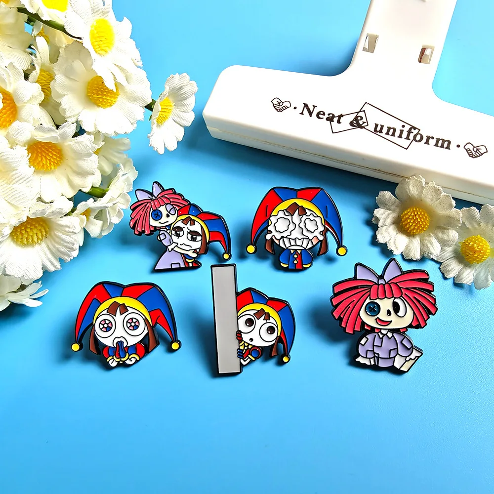 The Amazing Digitals Circus Enamel Pins Kids Clothes Anime Pin Boys Girls Bags Brooch Fashion Badge Decoration Classic Toys Gift
The Amazing Digitals Circus Enamel Pins Kids Clothes Anime Pin Boys Girls Bags Brooch Fashion Badge Decoration Classic Toys Gift