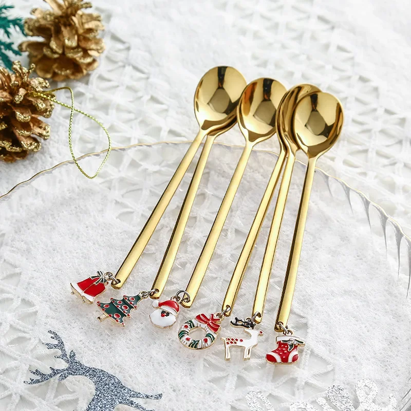 Christmas Decorations for HomeStainless Christmas Spoon New 
Christmas Decorations for HomeStainless Christmas Spoon New