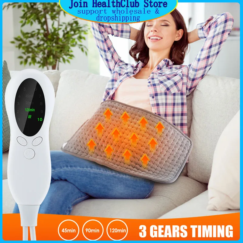 Electric Heating Pad Abdomen Waist Period Thermal Heater Mat 110V-240V 30*60cm 3 Gear Timing Heating Blanket Pads
Electric Heating Pad Abdomen Waist Period Thermal Heater Mat 110V-240V 30*60cm 3 Gear Timing Heating Blanket Pads
