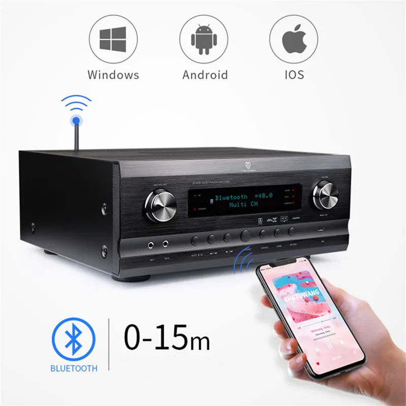 Winner/AT-2300 7.1. 4 Dolby Panoramic Sounder Power Amplifier Theater Professional High-power Shadow K All-in-one Machine 230Wx7
Winner/AT-2300 7.1. 4 Dolby Panoramic Sounder Power Amplifier Theater Professional High-power Shadow K All-in-one Machine 230Wx7