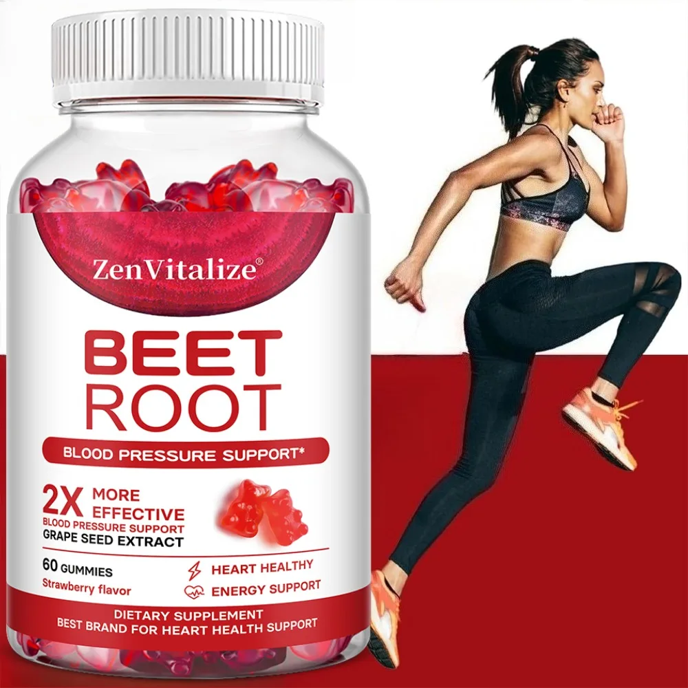 Beet Root Gummies – with Grape Seed, Promote Blood Circulation & Energy Support – Vegan, Non-GMO
Beet Root Gummies – with Grape Seed, Promote Blood Circulation & Energy Support – Vegan, Non-GMO