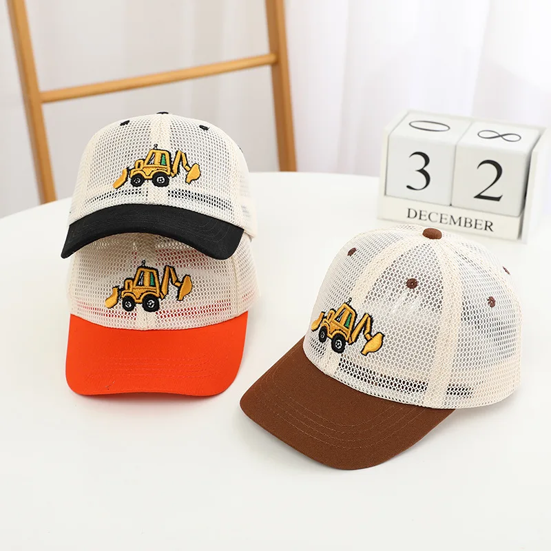 Cartoon Car Boys Mesh Baseball Cap Children Summer Sun Hat Color Block Kids Duckbill Caps Net Breathable Baby Sunscreen Visors
Cartoon Car Boys Mesh Baseball Cap Children Summer Sun Hat Color Block Kids Duckbill Caps Net Breathable Baby Sunscreen Visors