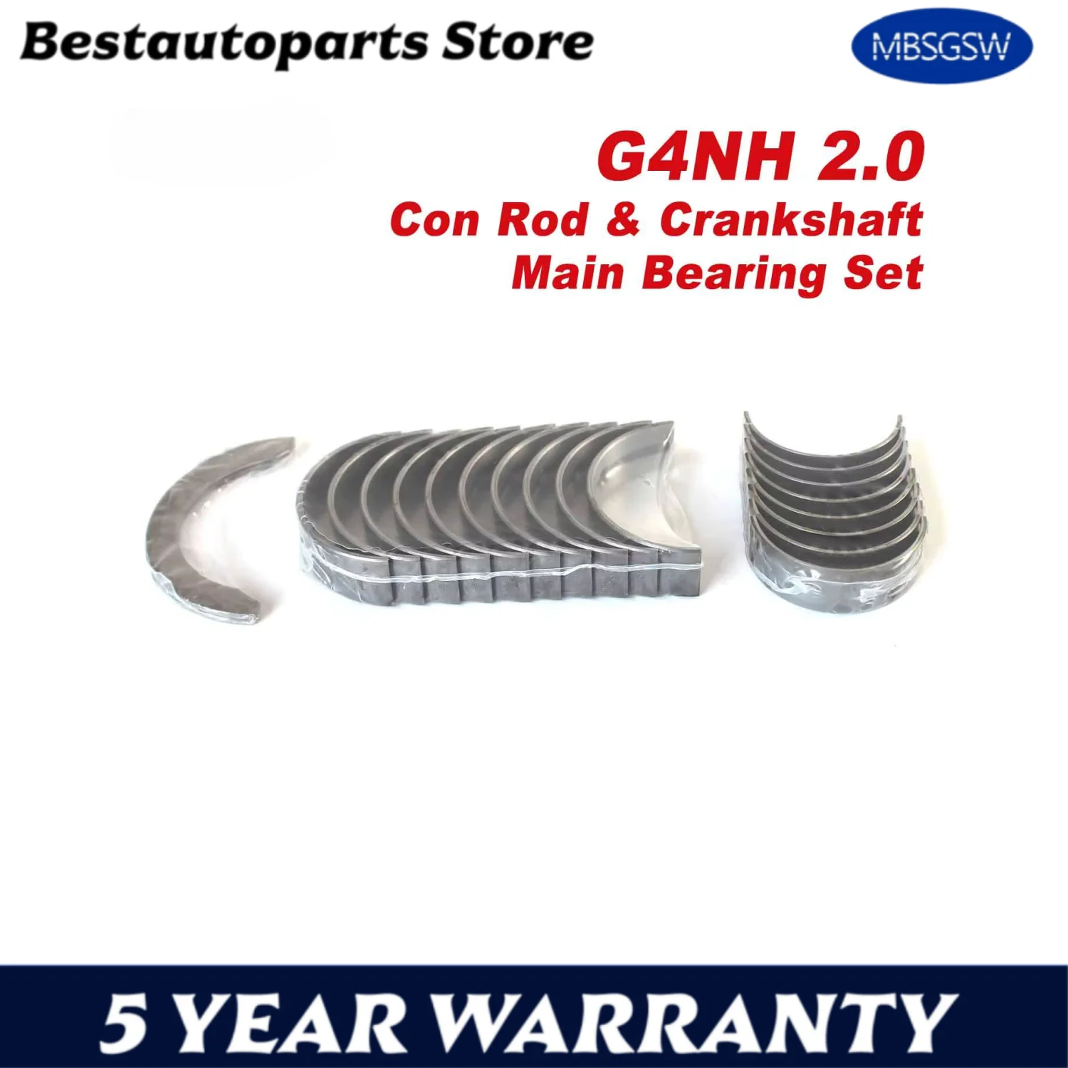 Комплект главных подшипников шатуна и коленчатого вала G4NH 2.0 для Hyundai Elantra Kona Tucson Veloster Forte Seltos Soul
Комплект главных подшипников шатуна и коленчатого вала G4NH 2.0 для Hyundai Elantra Kona Tucson Veloster Forte Seltos Soul