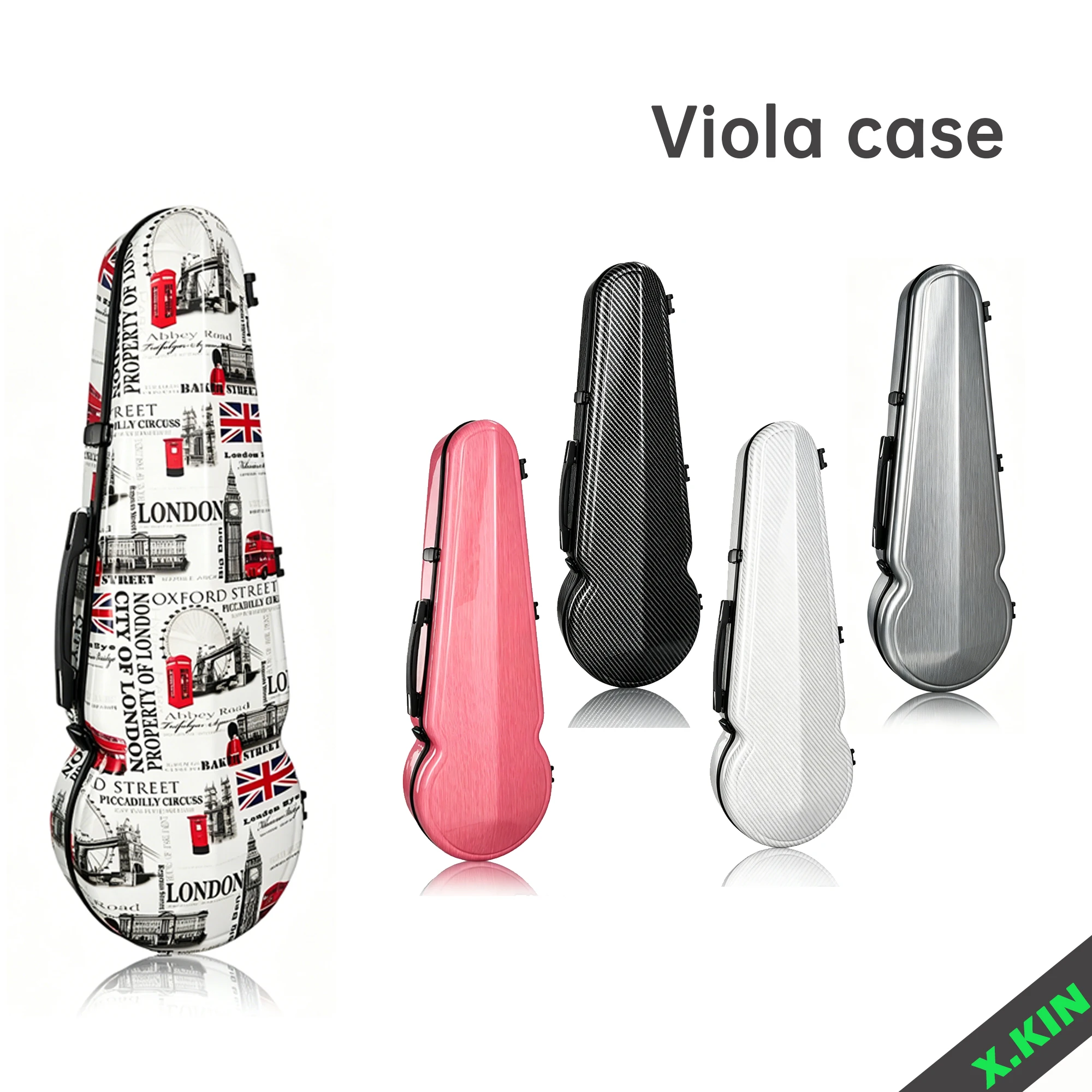 Carbon Fiber Adjustable Viola Case 16-16.5", Lightweight Hard Shell, Waterproof Anti-Shock, Backpack for Travel
Carbon Fiber Adjustable Viola Case 16-16.5", Lightweight Hard Shell, Waterproof Anti-Shock, Backpack for Travel