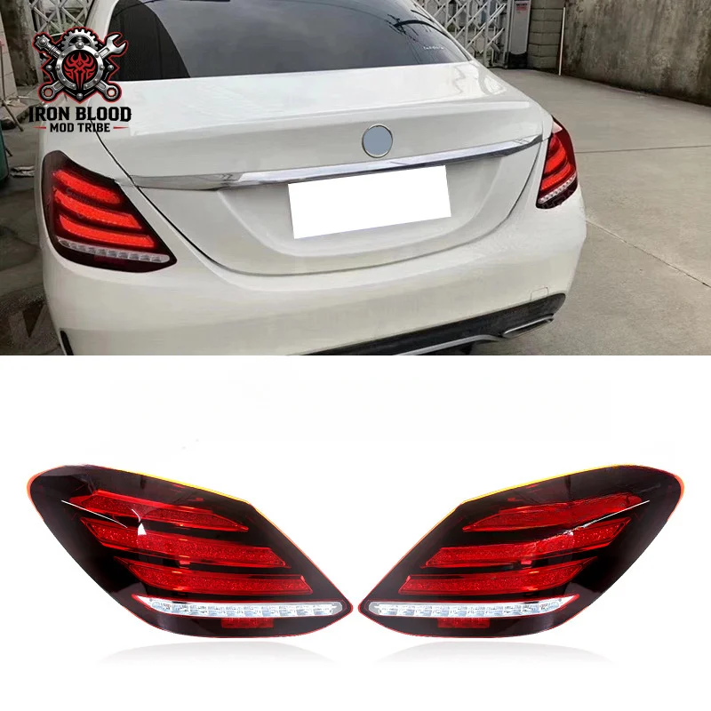 Suitable for Mercedes-Benz C-Class W205 Upgrade Maybach Tail Light Flowing Turn Signal 2014-2020 Model Car LED Brake Light
Suitable for Mercedes-Benz C-Class W205 Upgrade Maybach Tail Light Flowing Turn Signal 2014-2020 Model Car LED Brake Light