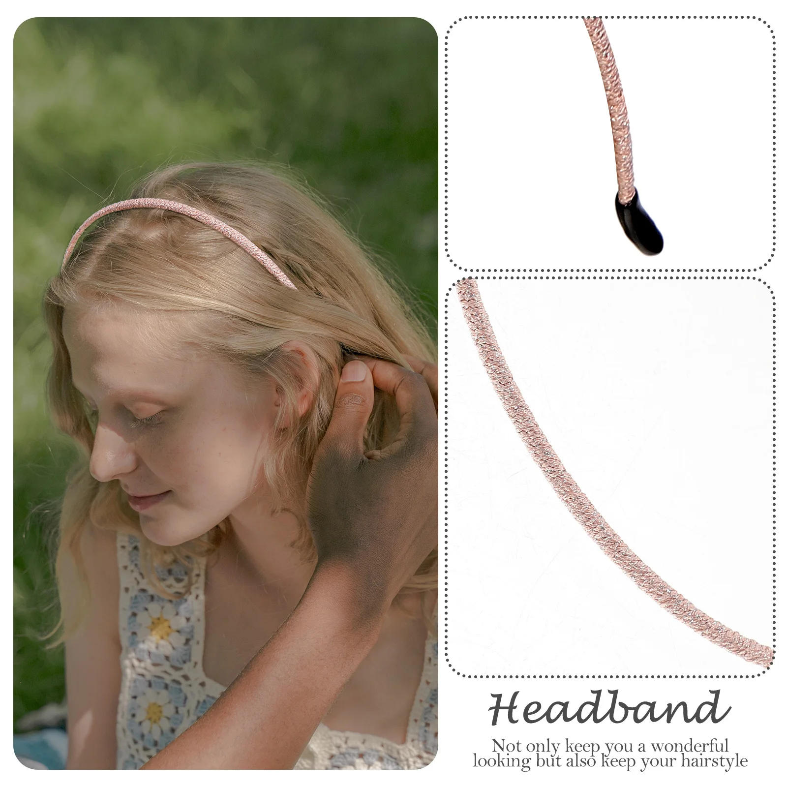 5Pcs Vintage Cloth Covered Hair Clasp Thin Headbands Women Lightweight Comfortable Hair Accessories for Sport Face Washing
5Pcs Vintage Cloth Covered Hair Clasp Thin Headbands Women Lightweight Comfortable Hair Accessories for Sport Face Washing