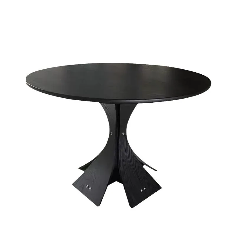 Medieval Babel tower dining table household light luxury modern simple designer solid wood round table small apartment display
Medieval Babel tower dining table household light luxury modern simple designer solid wood round table small apartment display