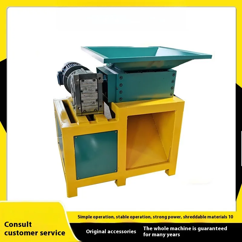Double Axis Shredder, Book Head Material Crusher, Small Clothing Film Cloth, Tree Roots, Waste Paper, Plastic Crusher
Double Axis Shredder, Book Head Material Crusher, Small Clothing Film Cloth, Tree Roots, Waste Paper, Plastic Crusher