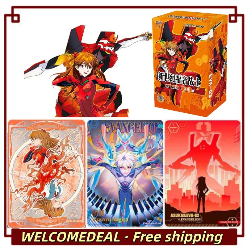 New KAYOU Neon Genesis Evangelion Classic Freshman Break Through EVA Ayanami Rei Anime Character Collection Cards Toys Gifts
New KAYOU Neon Genesis Evangelion Classic Freshman Break Through EVA Ayanami Rei Anime Character Collection Cards Toys Gifts