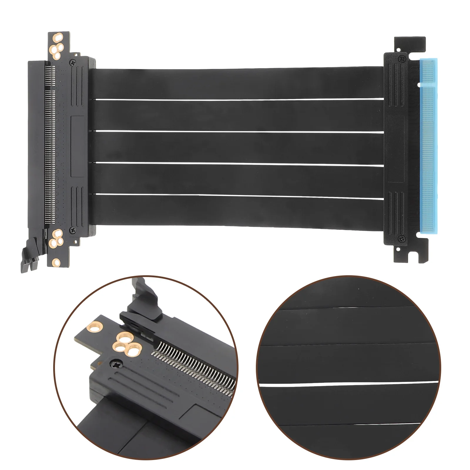 GPU Riser Cable Flexible Extender 180 Degree Angle Pcie 3.0 Graphics Card Extension Cable Stable Transmission Fast Data
GPU Riser Cable Flexible Extender 180 Degree Angle Pcie 3.0 Graphics Card Extension Cable Stable Transmission Fast Data