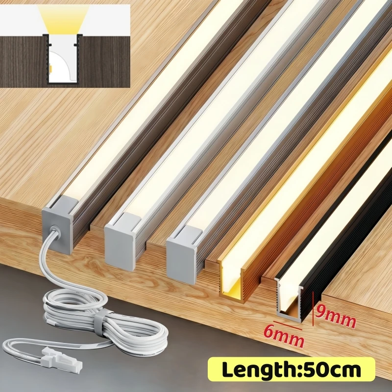 2pcs/lot Mini Embedded LED Cabinet Shelf Aluminum Profile DC12V Backlight Invisible Closet Wardrobe Panel Linear Bar Strip Light
2pcs/lot Mini Embedded LED Cabinet Shelf Aluminum Profile DC12V Backlight Invisible Closet Wardrobe Panel Linear Bar Strip Light