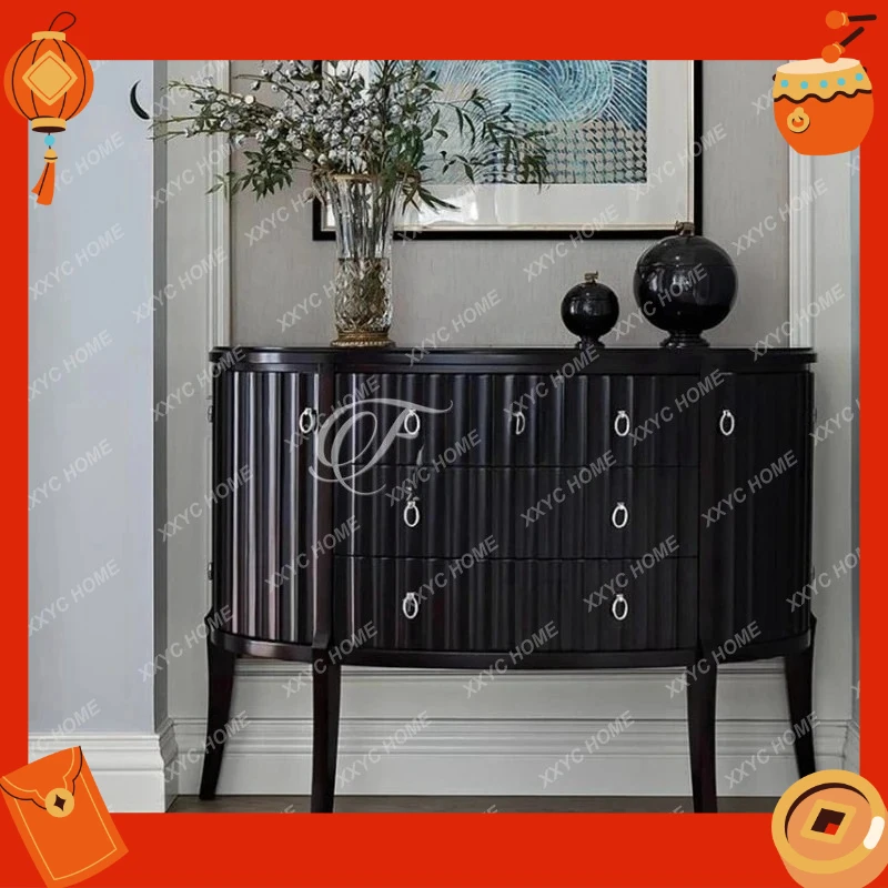 Hh2cc light luxury entrance cabinet Neoclassical solid wood foyer cabinet
Hh2cc light luxury entrance cabinet Neoclassical solid wood foyer cabinet