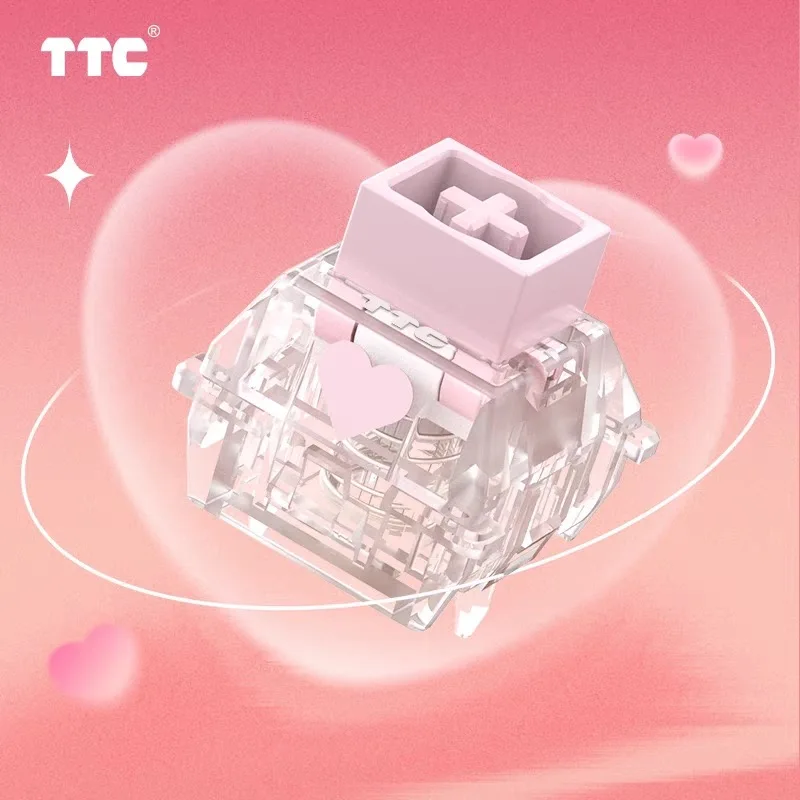 TTC Love Magneto Switch RGB Magnetic Axis Keyboard Shaft 35g Dustproof Soft Elastic Feel Comfortable Pink Switch Linear Axis
TTC Love Magneto Switch RGB Magnetic Axis Keyboard Shaft 35g Dustproof Soft Elastic Feel Comfortable Pink Switch Linear Axis