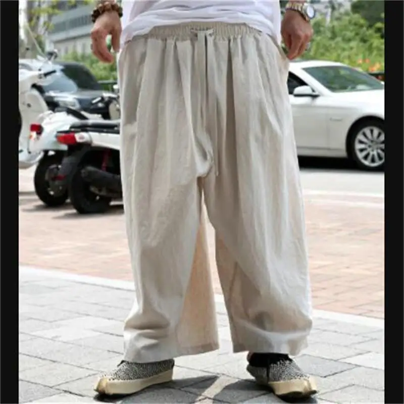 2021 summer men's new solid color lace up loose fashion cotton linen wide leg pants casual pants linen straight pants
2021 summer men's new solid color lace up loose fashion cotton linen wide leg pants casual pants linen straight pants