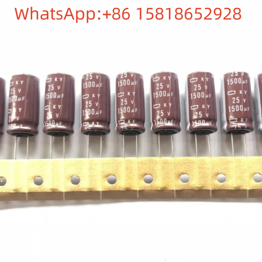 10pcs 25V1500UF 12.5X25 Black Diamond KY High-Frequency Long-Life Electrolytic Capacitor 1500UF25V
10pcs 25V1500UF 12.5X25 Black Diamond KY High-Frequency Long-Life Electrolytic Capacitor 1500UF25V