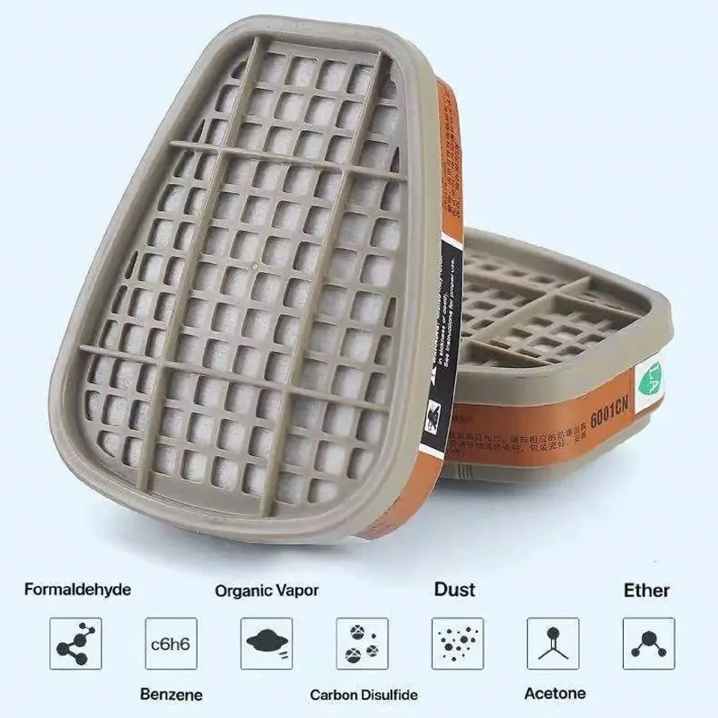 Activated Carbon 6001 Cartridges 5N11 Cotton Filter Replacement Accessories for Industrial Gas Respirator Mask Protection
Activated Carbon 6001 Cartridges 5N11 Cotton Filter Replacement Accessories for Industrial Gas Respirator Mask Protection