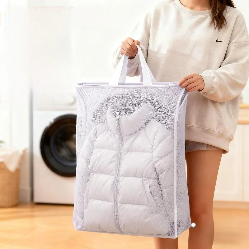 Large Capacity down Jacket Washing Bag for Front Load Washer Wool Sweater Net Pocket Color Fastness Protection Special Use
Large Capacity down Jacket Washing Bag for Front Load Washer Wool Sweater Net Pocket Color Fastness Protection Special Use