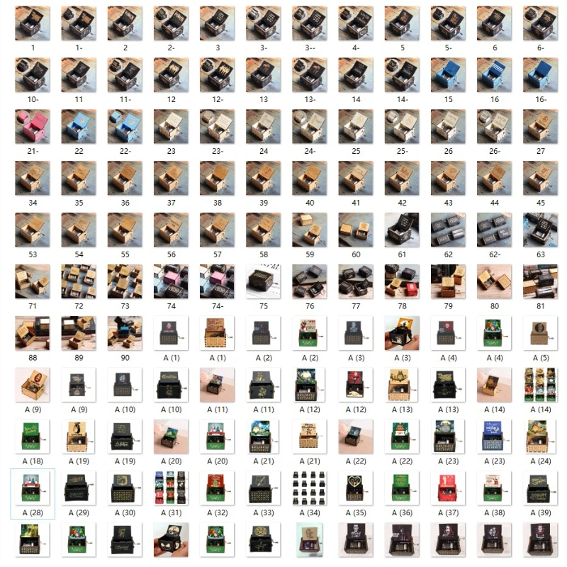 2025 HOT NEW Top Music Box Blind Box Sale Wood Hand Crank Music Box Christmas Gift Birthday Gift New Year Gift
2025 HOT NEW Top Music Box Blind Box Sale Wood Hand Crank Music Box Christmas Gift Birthday Gift New Year Gift