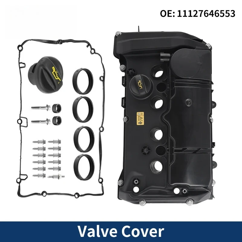 OEM 11127646553 11127601863 Engine Cylinder Head Top Valve Cover For BM W N13 F20 F21 F30 114i 120i 2011-2016 Cylinder Head Cove
OEM 11127646553 11127601863 Engine Cylinder Head Top Valve Cover For BM W N13 F20 F21 F30 114i 120i 2011-2016 Cylinder Head Cove