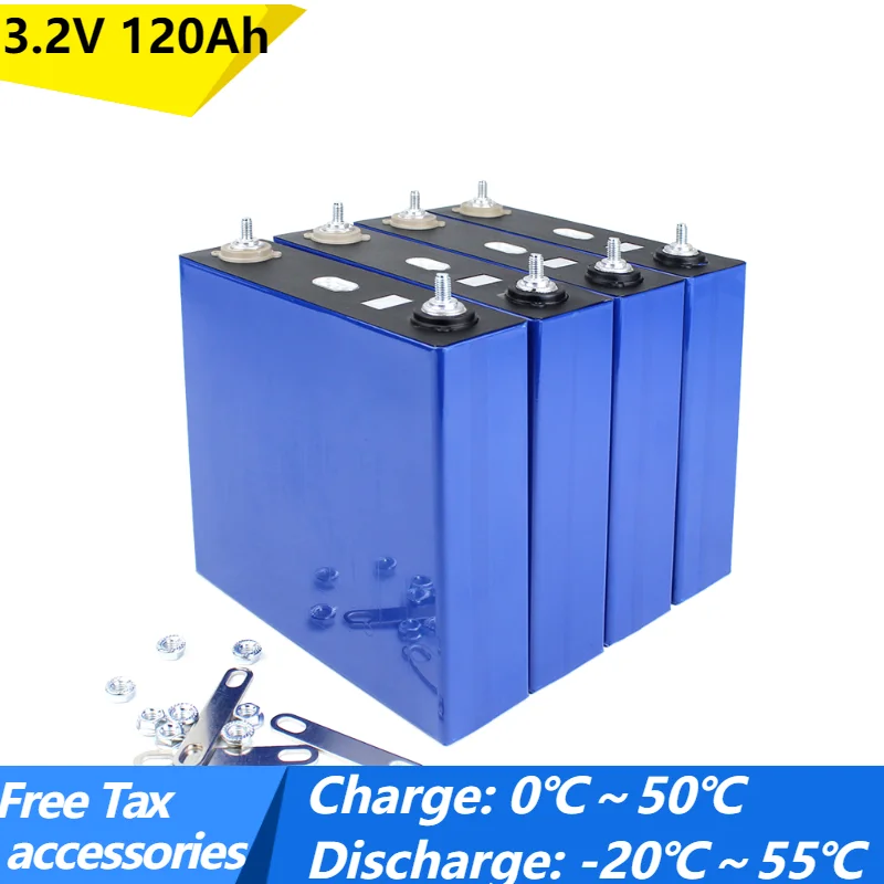 4-16 PCS 3.2V 120Ah Lifepo4 Rechargeable Prismatic CATL Battery For DIY 12V 24V 48V Solar System Boat RV Outdoor Power Supply
4-16 PCS 3.2V 120Ah Lifepo4 Rechargeable Prismatic CATL Battery For DIY 12V 24V 48V Solar System Boat RV Outdoor Power Supply