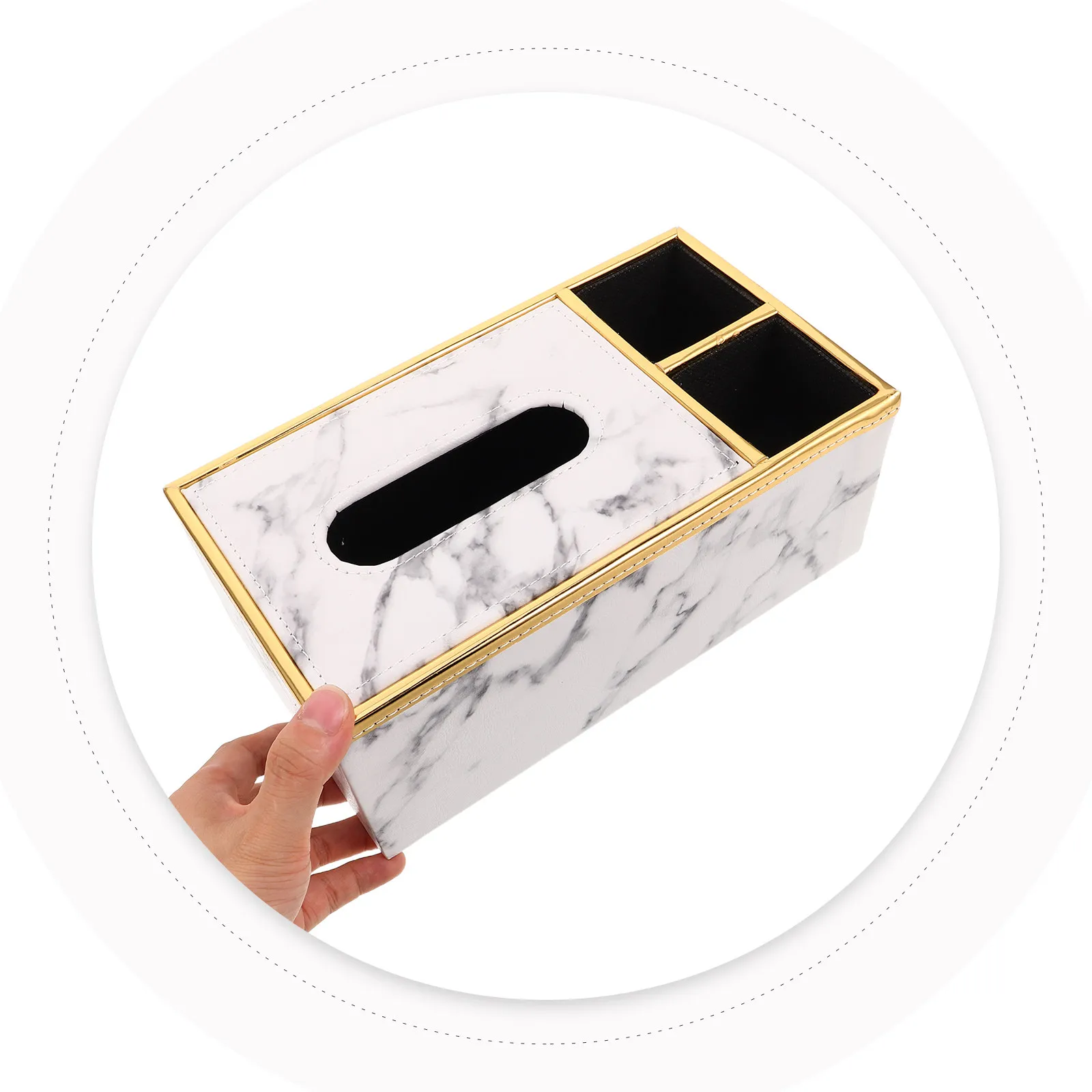 2Pcs PU Tissue Box Organizer Marbling Rectangle Case 9.4x5.1x3.7 Multifunctional Decorative Storage Box Remote Holder
2Pcs PU Tissue Box Organizer Marbling Rectangle Case 9.4x5.1x3.7 Multifunctional Decorative Storage Box Remote Holder