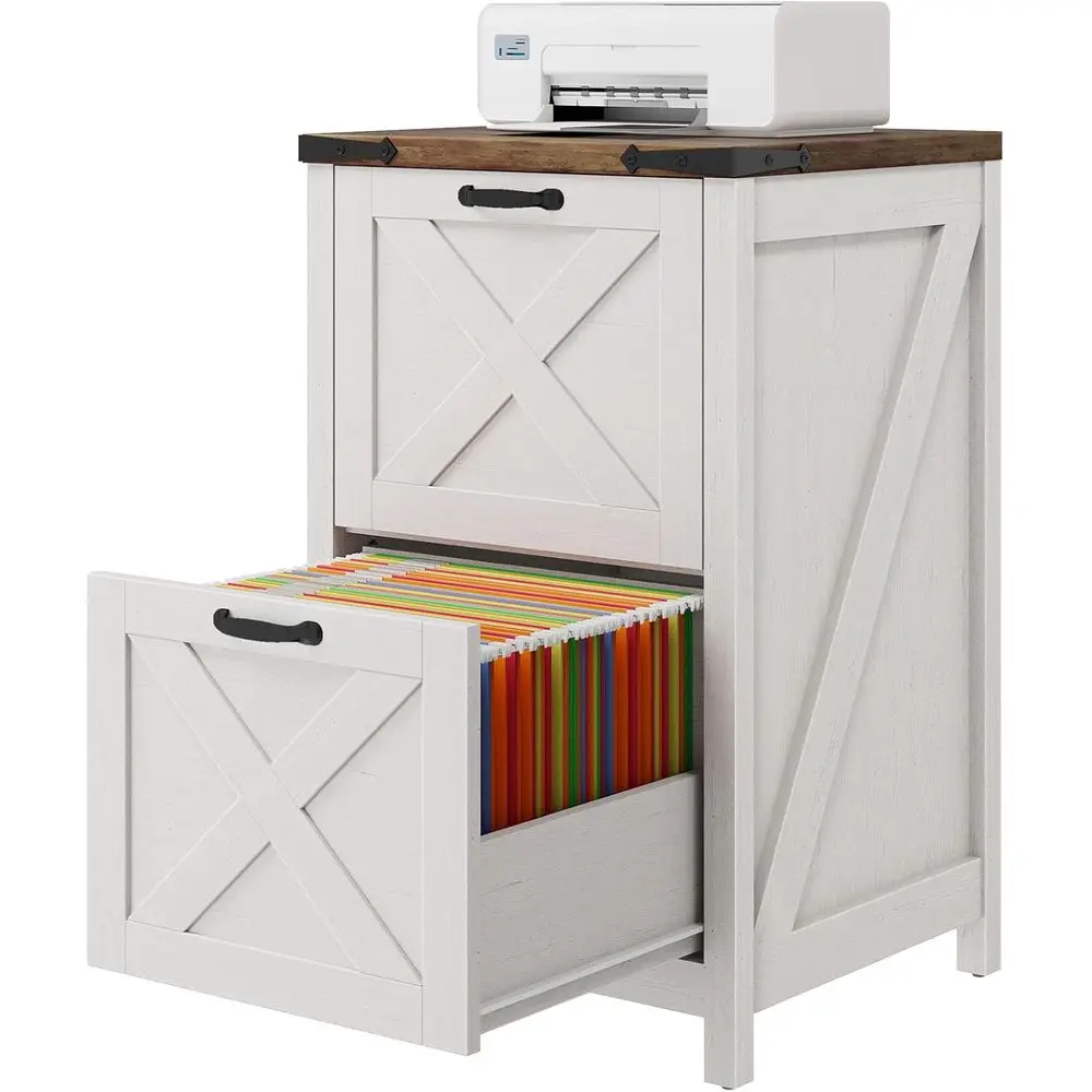 White Wooden File Cabinet with 2 Drawers, Hanging File Storage, and Under Desk Printer Stand for Home Office
White Wooden File Cabinet with 2 Drawers, Hanging File Storage, and Under Desk Printer Stand for Home Office