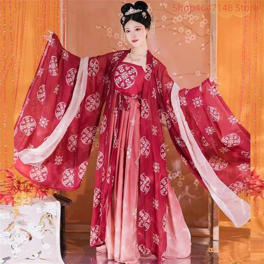 Disfraz Hanfu tradicional estilo chino para mujer, vestido princesa Oriental elegante y antiguo, ropa baile la di
Disfraz Hanfu tradicional estilo chino para mujer, vestido princesa Oriental elegante y antiguo, ropa baile la di