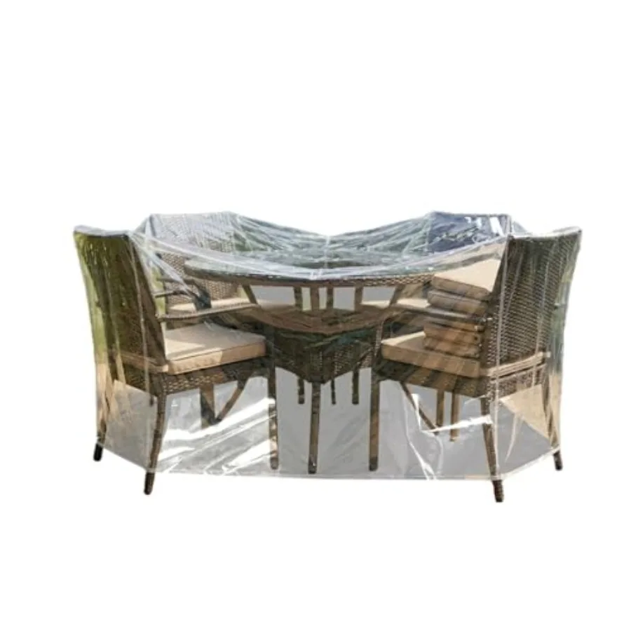 Crystal Heavy-Duty Waterproof Plastic Outdoor Furniture Cover - Cover - 3 Season Protection - Keep Rain Snow and Debris Off! Pr
Crystal Heavy-Duty Waterproof Plastic Outdoor Furniture Cover - Cover - 3 Season Protection - Keep Rain Snow and Debris Off! Pr