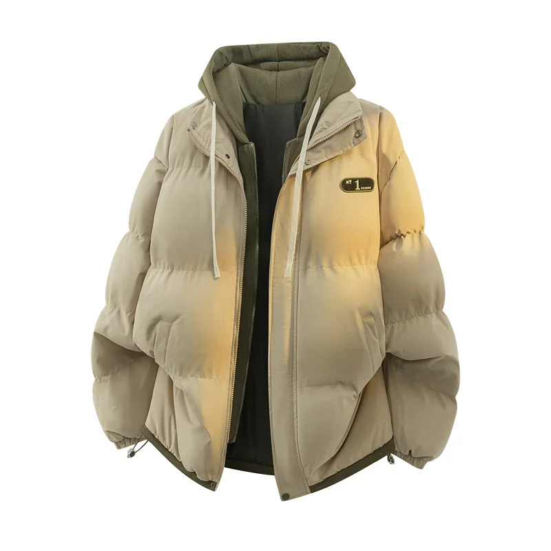 Men's Thick Puffer Hooded Jacket Casual Warm Parkas Business Outfear Winter Korean Loose Casual Trendy Brand Bread Parkas Couple
Men's Thick Puffer Hooded Jacket Casual Warm Parkas Business Outfear Winter Korean Loose Casual Trendy Brand Bread Parkas Couple