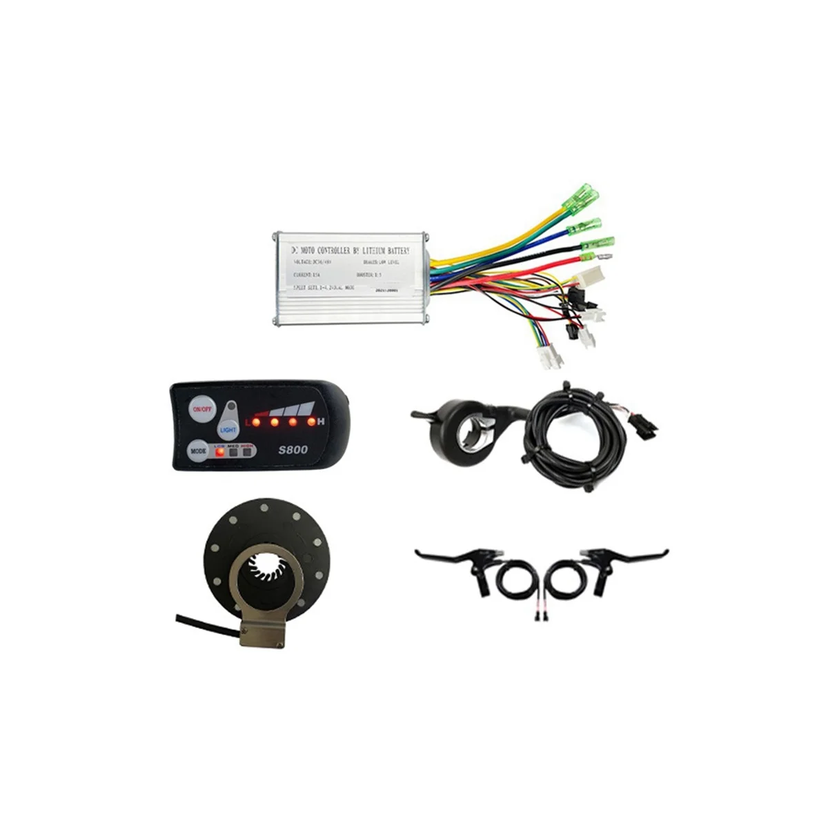 36V 48V 250W 350W E-Bike 15A Sine Wave Brushless Controller with S800 Display E-Bike Light Display
36V 48V 250W 350W E-Bike 15A Sine Wave Brushless Controller with S800 Display E-Bike Light Display