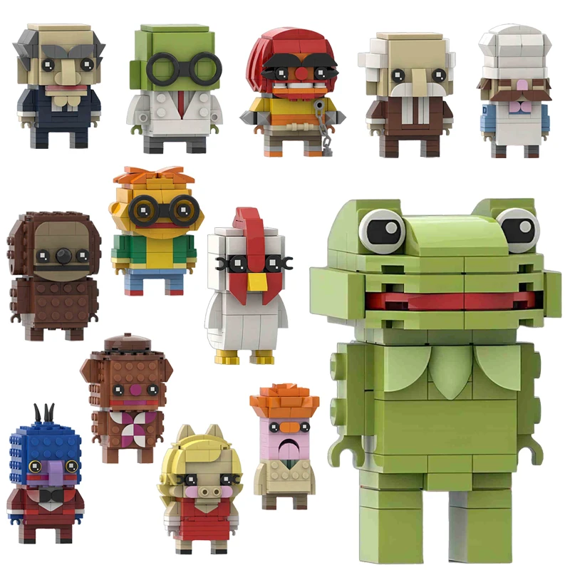 Moive Series Cartoon Frog Character Building Blocks MOC Puppet Doll Square Head Figures Assembly Model Puzzle Toy Birthday Gift
Moive Series Cartoon Frog Character Building Blocks MOC Puppet Doll Square Head Figures Assembly Model Puzzle Toy Birthday Gift