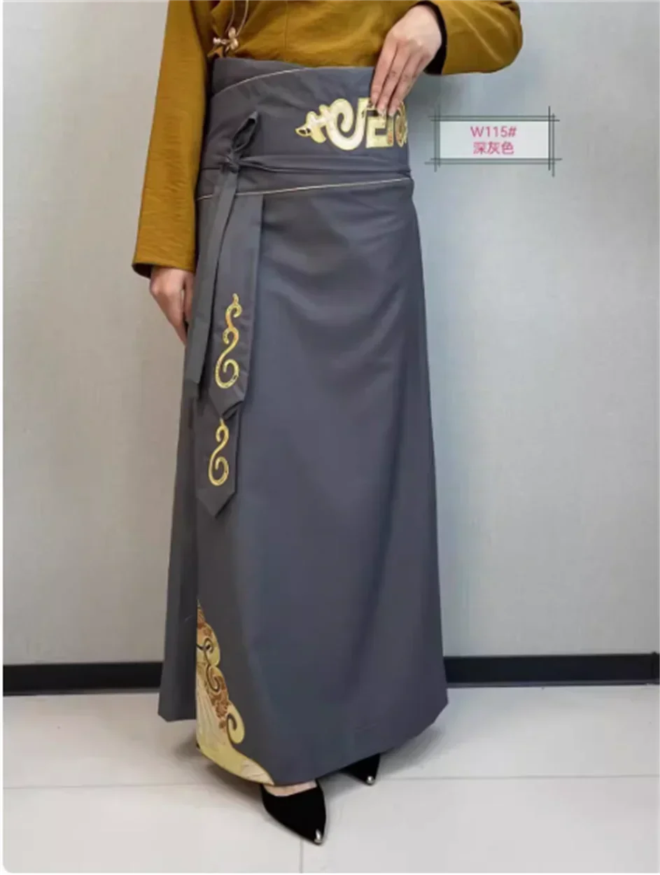 2026 Chinese ethnic style clothing, Tibetan embroidery skirt
2026 Chinese ethnic style clothing, Tibetan embroidery skirt