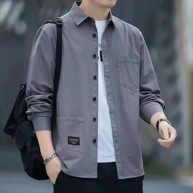 Pockets Button Handsome Turn-down Collar Shirts Spring Summer Comfortable Loose Cardigan 2025 Men's Clothing Thin Fashion Casual
Pockets Button Handsome Turn-down Collar Shirts Spring Summer Comfortable Loose Cardigan 2025 Men's Clothing Thin Fashion Casual